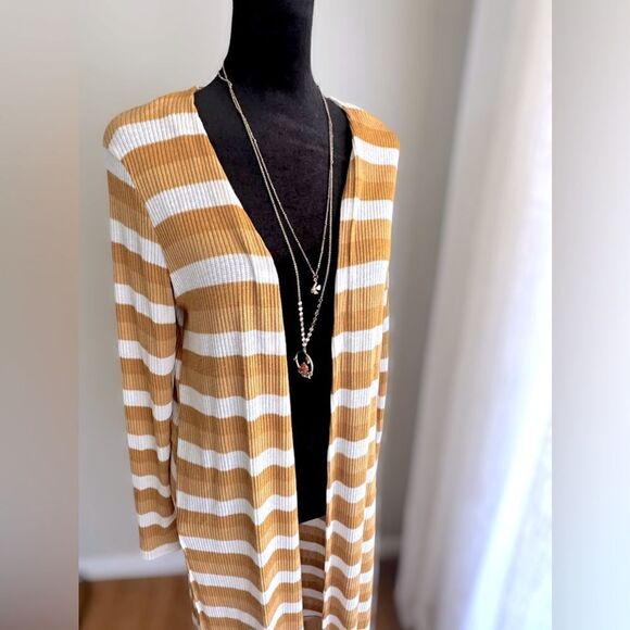 Ragdoll Open Front Knit Duster Cardigan Size M - Picture 4 of 16